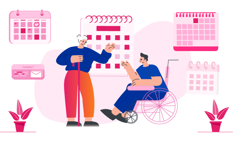 Aged care rostering software dashboard with scheduling and compliance